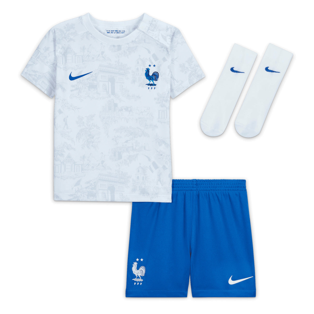 France Away Stadium Kit 2022 - Infants - Theo Hernández 22 - Kit Captain