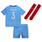 France Women Nike Home Stadium Kit 2023-24 - Little Kids with Renard 3 printing - Kit Captain