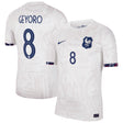 France Women Nike Away Stadium Shirt 2023-24 - Mens with Geyoro 8 printing - Kit Captain