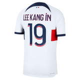 Paris Saint-Germain Nike Away Dri Fit Adv Match Shirt 2023-24 with Lee Kang In 19 printing - Kit Captain