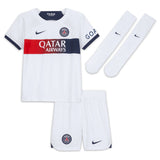 Paris Saint-Germain Nike Away Stadium Kit 2023-24 - Little Kids with Lee Kang In 19 printing - Kit Captain