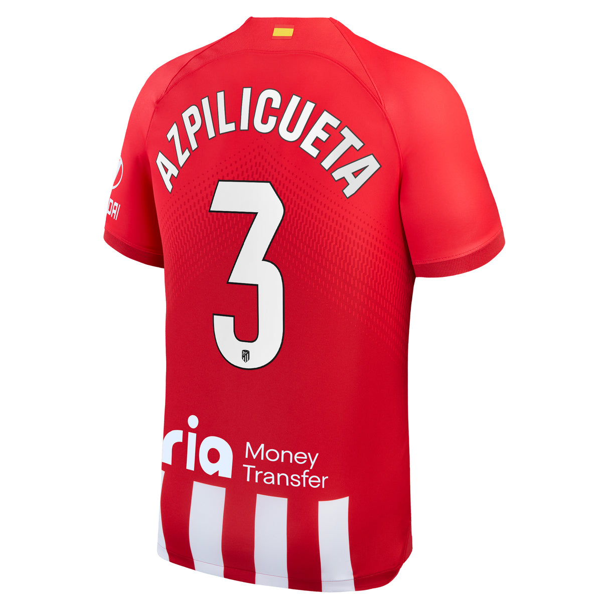 Atlético de Madrid Nike Home Stadium Shirt 2023-24 with Azpilicueta 3 printing - Kit Captain