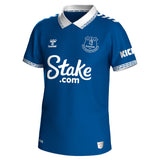 Everton Hummel Home Shirt 2023-24 - With Young 18 Printing - Kit Captain