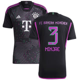 FC Bayern adidas Away Shirt 2023-24 - With Minjae 3 Printing - Kit Captain