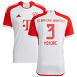 FC Bayern adidas Home Shirt 2023-24 - Kids - With Minjae 3 Printing - Kit Captain