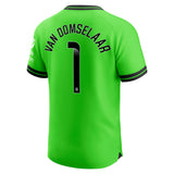 Aston Villa Castore WSL Away Goalkeeper Shirt 2023-24 with van Domselaar 1 printing - Kit Captain