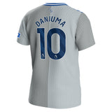 Everton Hummel Third Shirt 2023-24 with Danjuma 10 printing - Kit Captain