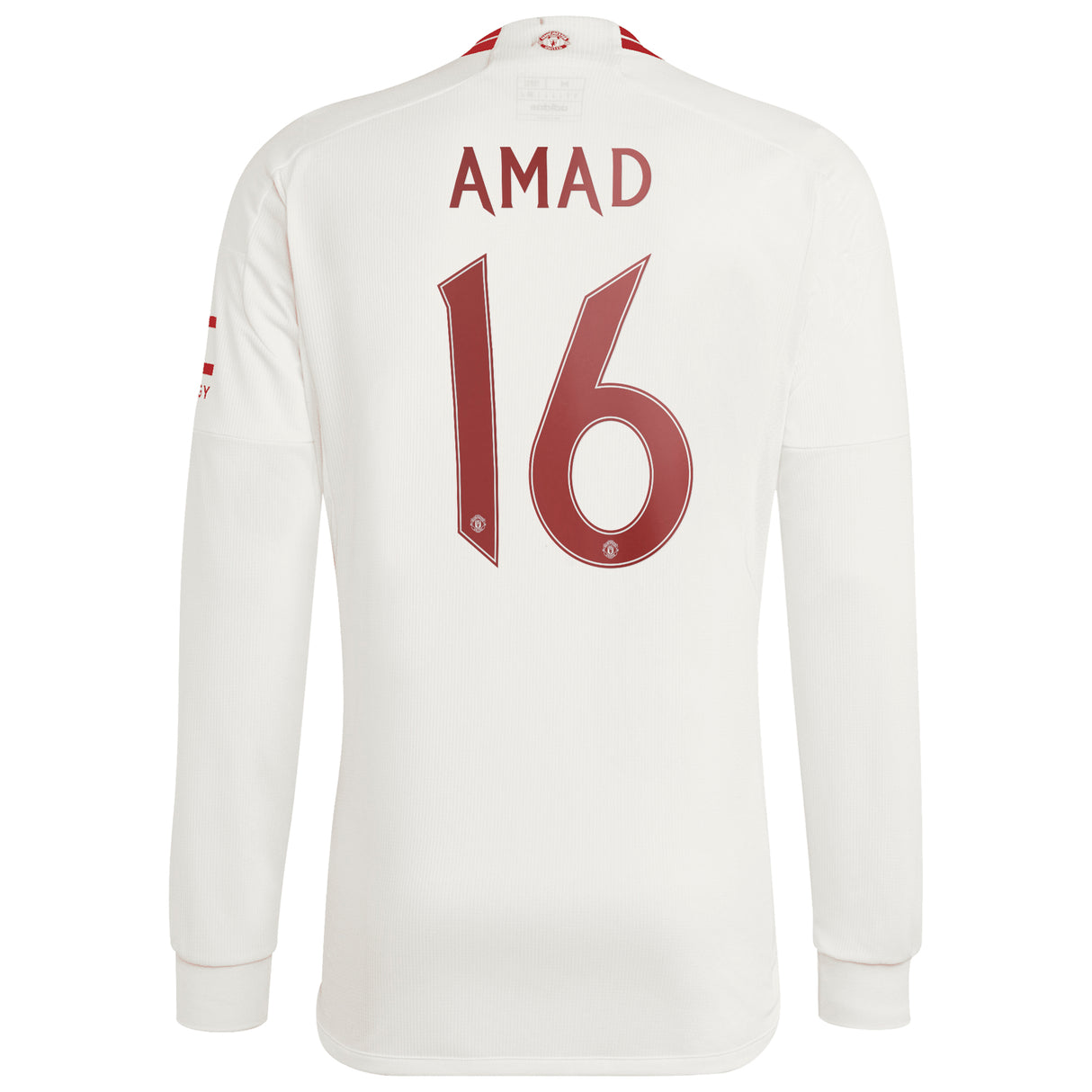 Manchester United Cup Third Shirt 2023-24 - Long sleeve with Amad 16 printing - Kit Captain