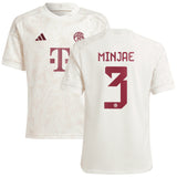 FC Bayern adidas Third Shirt 2023-24 - Kids - Kim Min-jae 3 - Kit Captain