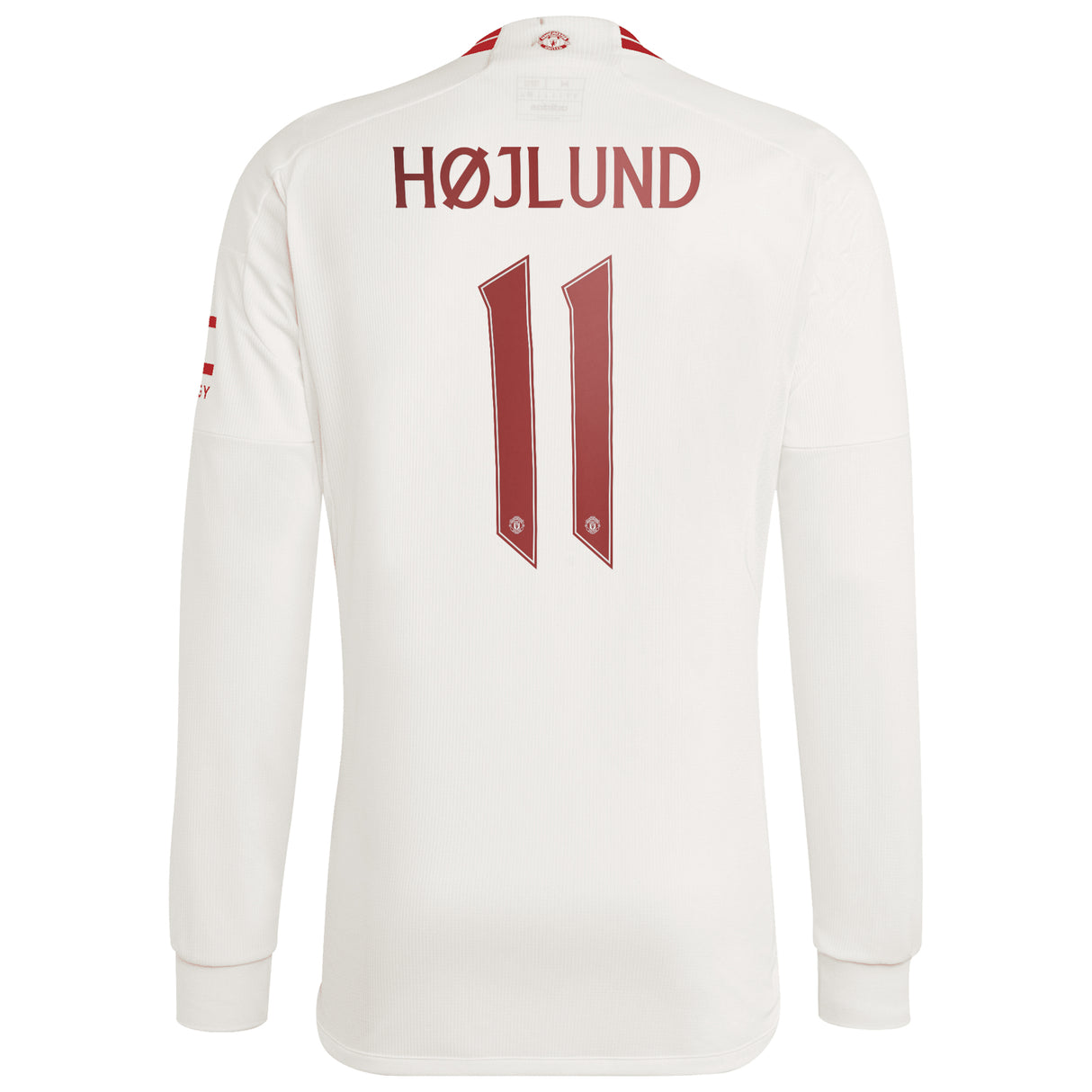 Manchester United Cup Third Shirt 2023-24 - Long sleeve with Højlund 11 printing - Kit Captain