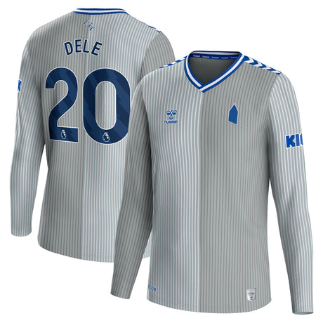 Everton Hummel Third Shirt 2023-24 - Long Sleeve - Kids with Dele 20 printing - Kit Captain