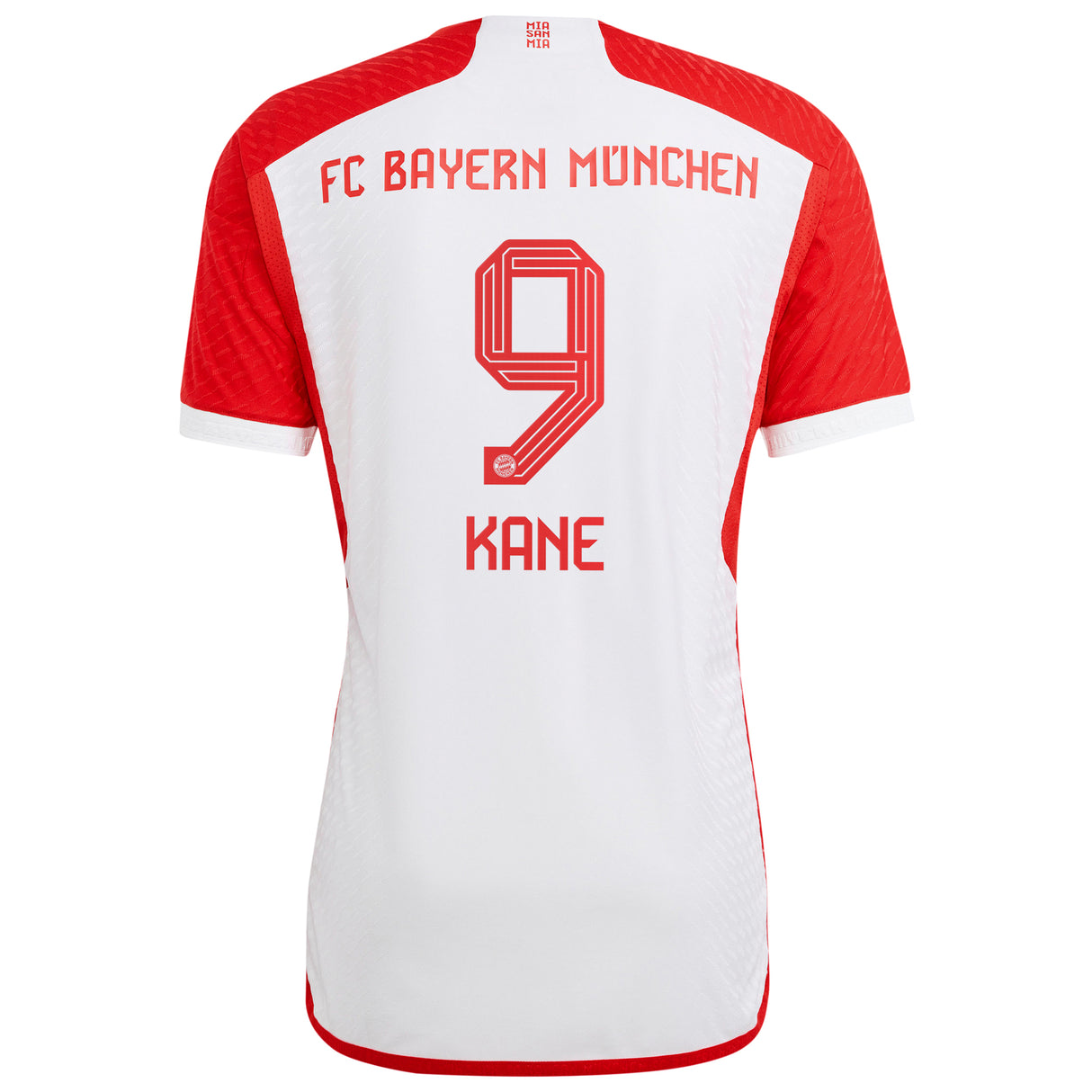 FC Bayern adidas Home Authentic Shirt 2023-24 - Harry Kane 9 - Kit Captain