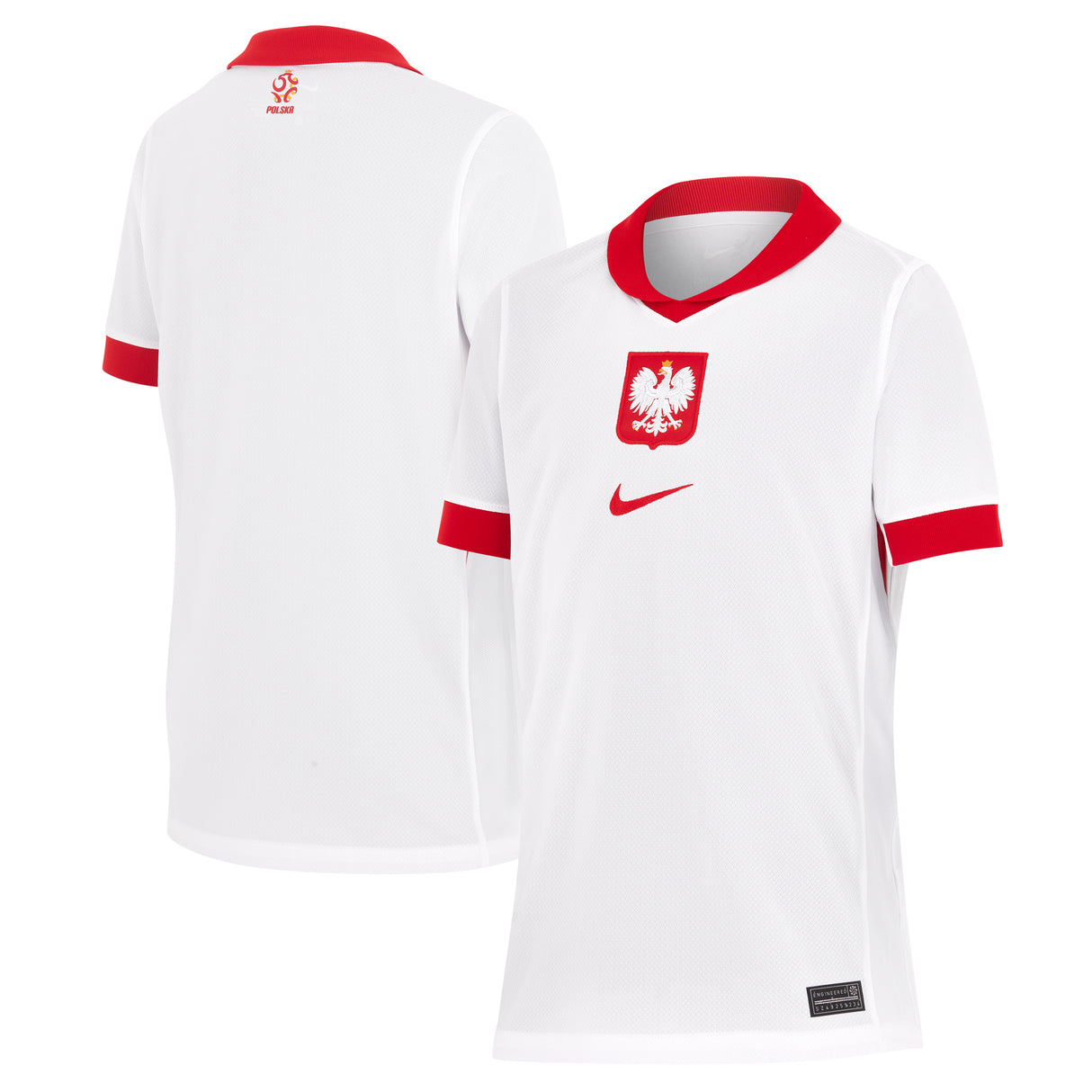 Poland Nike Home Stadium Shirt 2024 - Kids