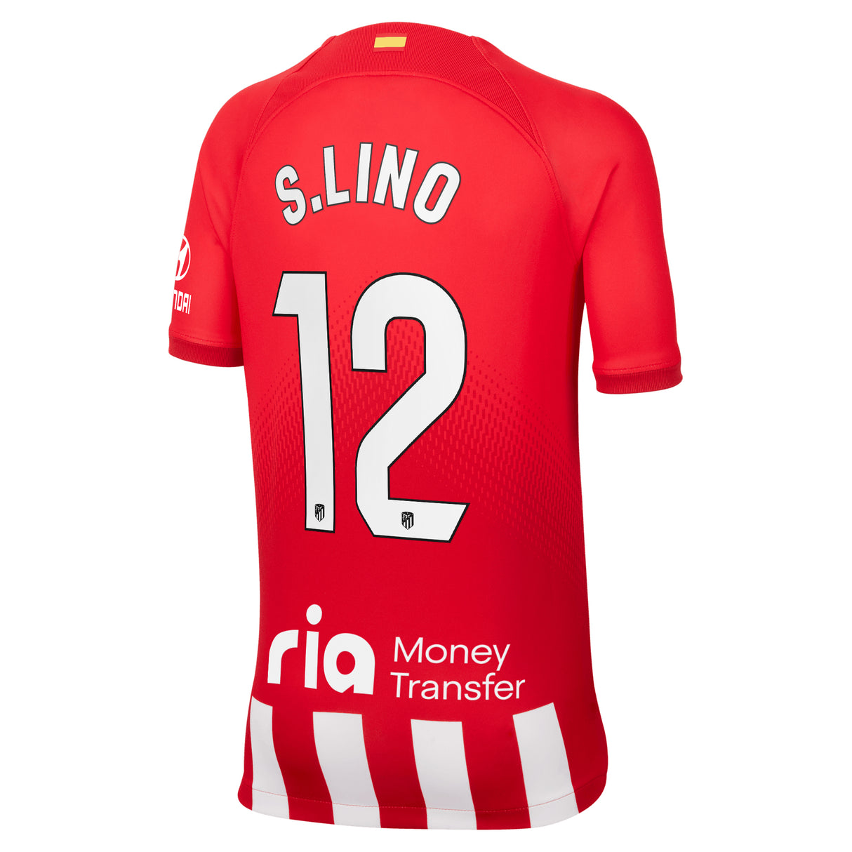 Maillot Atlético de Madrid Nike Domicile Stadium 2023-24 - Enfant avec flocage S.Lino 12