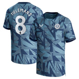 Aston Villa Third Shirt 2023-24 - Kids with Tielemans 8 printing - Kit Captain