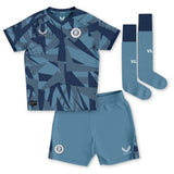 Aston Villa Third Infant Kit 2023-24 with Zaniolo 22 printing - Kit Captain