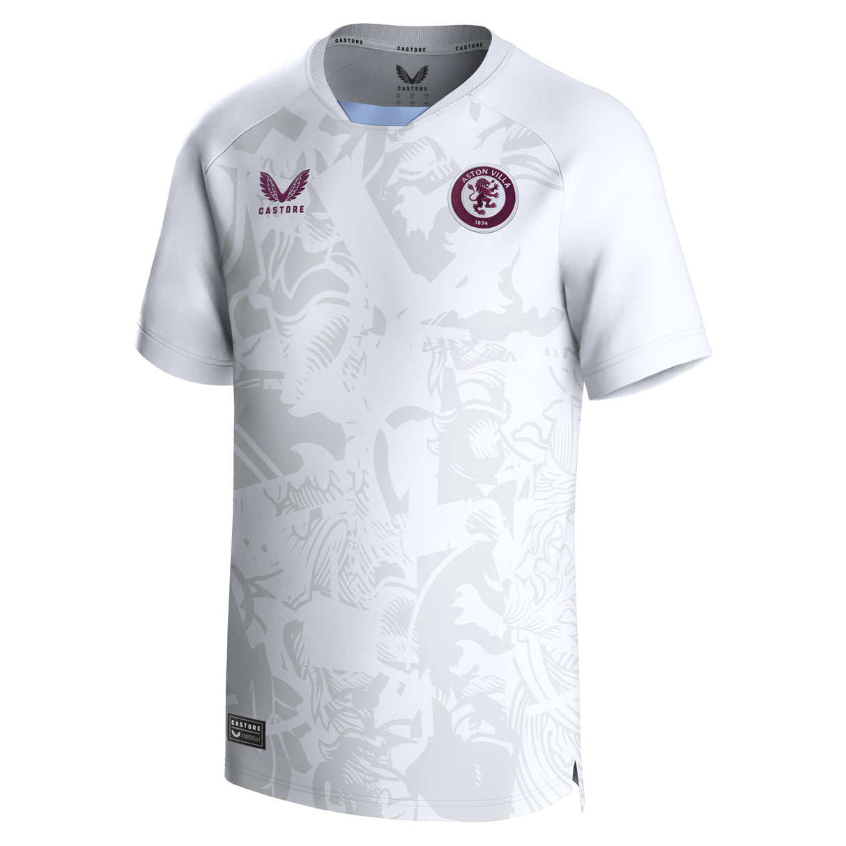 Aston Villa Castore Away Shirt 2023-24 - Kids with Zaniolo 22 printing - Kit Captain