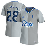 Everton Hummel Third Shirt 2023-24 with - Y.Chermiti 28 printing - Kit Captain