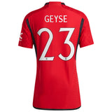 Manchester United Cup adidas Home Authentic Shirt 2023-24 - With Geyse 23 Printing - Kit Captain