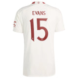 Manchester United Cup adidas Third Authentic Shirt 2023-24 - With Evans 15 Printing - Kit Captain