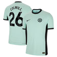 Chelsea Third Vapor Match Shirt 2023-24 with Colwill 26 printing - Kit Captain