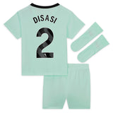 Chelsea Third Stadium Kit 2023-24 - Infants with Disasi 2 printing - Kit Captain