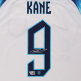 Harry Kane England National Team Autographed 2022-23 White Nike Replica Jersey - Kit Captain