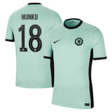 Chelsea Cup Third Stadium Shirt 2023-24 with Nkunku 18 printing - Kit Captain