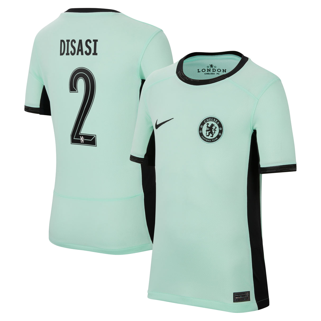 Chelsea Cup Third Stadium Shirt 2023-24 - Kids with Disasi 2 printing - Kit Captain