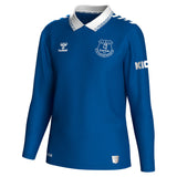 Everton WSL Hummel Home Shirt 2023-24 - Long Sleeve - Kids - With Bissell 11 Printing - Kit Captain