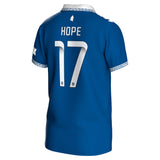 Everton WSL Hummel Home Shirt 2023-24 - Kids - With Hope 17 Printing - Kit Captain