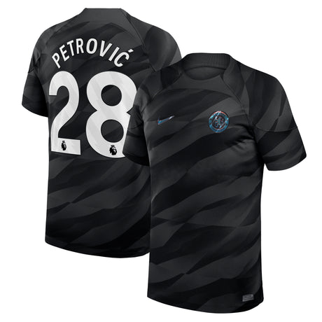 Chelsea Nike Goalkeeper Stadium Shirt 2023-24 - with PetroviÄ‡ 28 printing - Kit Captain