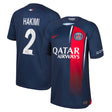 PSG Home Stadium Shirt 2023-24 - Kids with Champions League printing Hakimi 2 - Kit Captain