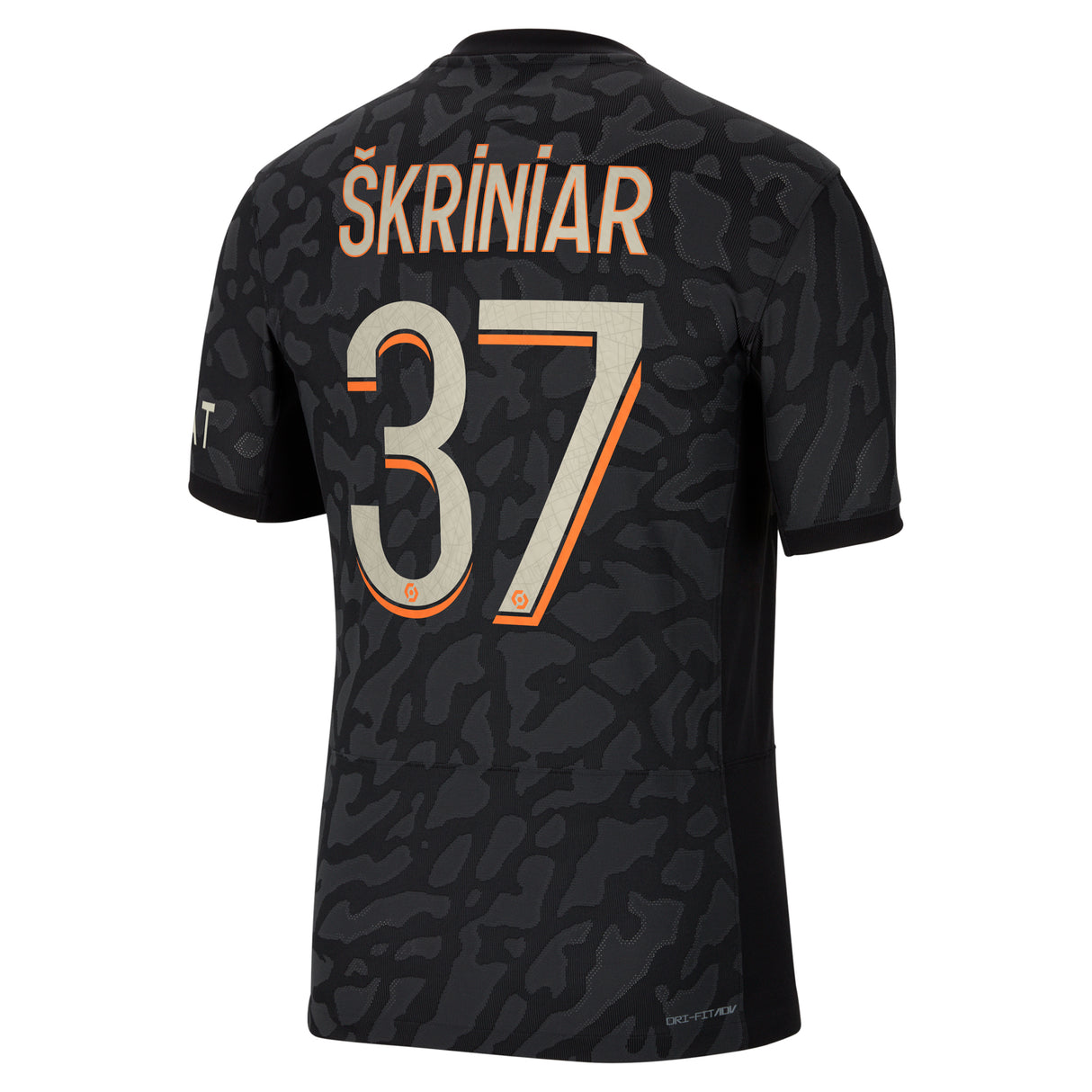 PSG x Jordan Third Dri-FIT ADV Match Shirt 2023-24 with Škriniar 37 printing - Kit Captain