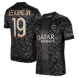 PSG x Jordan Third Stadium Shirt 2023-24 with Lee Kang In  19 printing - Kit Captain