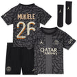 PSG x Jordan Third Stadium Kit 2023-24 - Infant with Mukiele 26 printing - Kit Captain