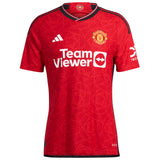 Manchester United EPL Home Authentic Shirt 2023-24 with Reguilón 15 printing - Kit Captain