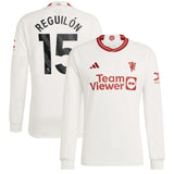 Manchester United EPL Third Shirt 2023-24 - Long sleeve with Reguilón 15 printing - Kit Captain