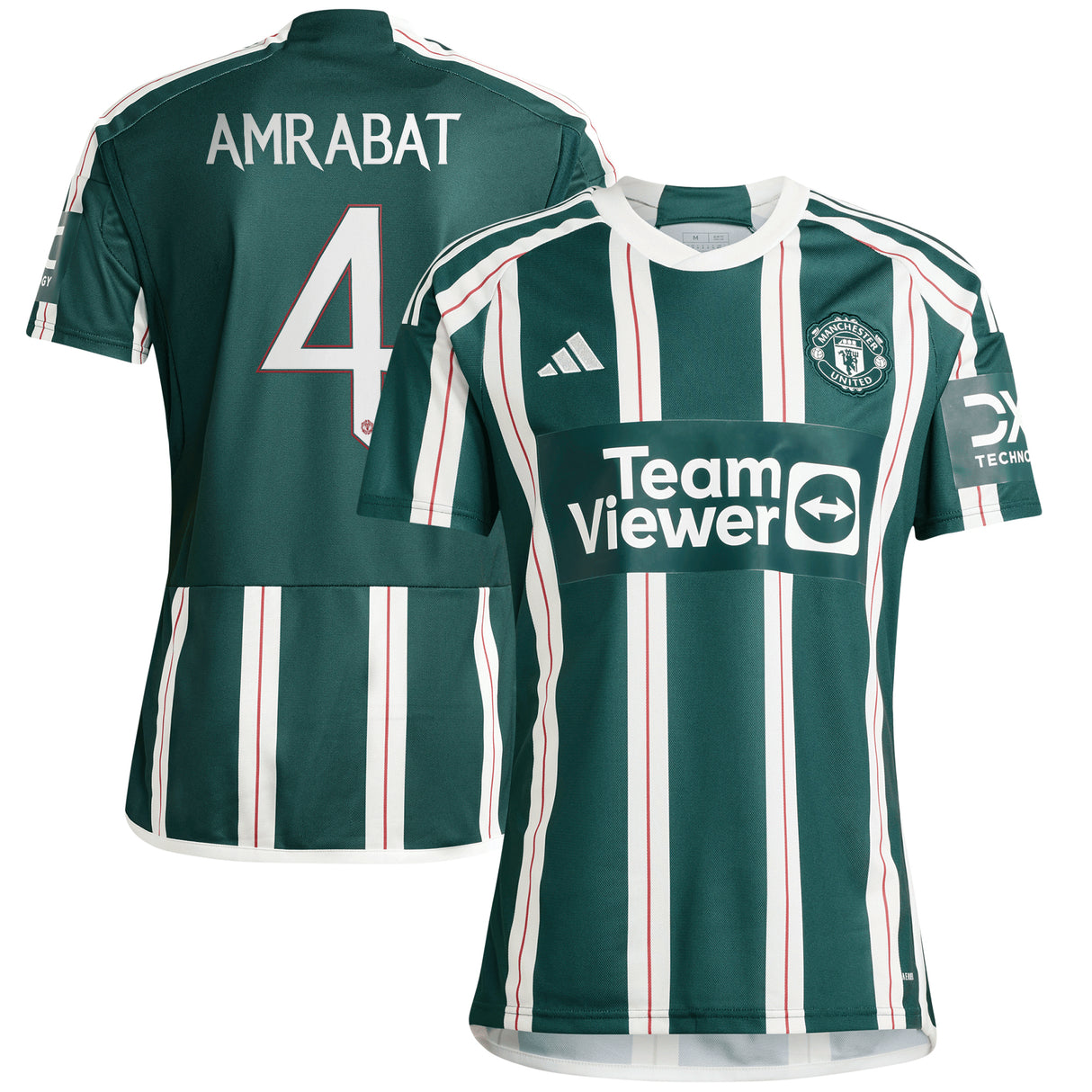 Maillot Extérieur de la Coupe Manchester United 2023-24 avec flocage Amrabat 4