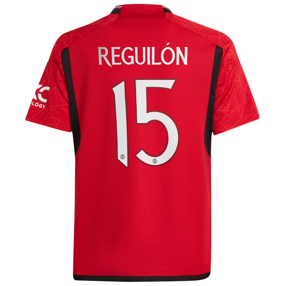 Manchester United Cup Home Shirt 2023-24 - Kids with Reguilón 15 printing - Kit Captain