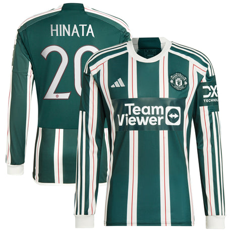 Maillot Manchester United Extérieur 2023-24 - Manches longues avec flocage Hinata 20