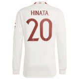 Manchester United Third Shirt 2023-24 - Long sleeve with Hinata 20 printing - Kit Captain