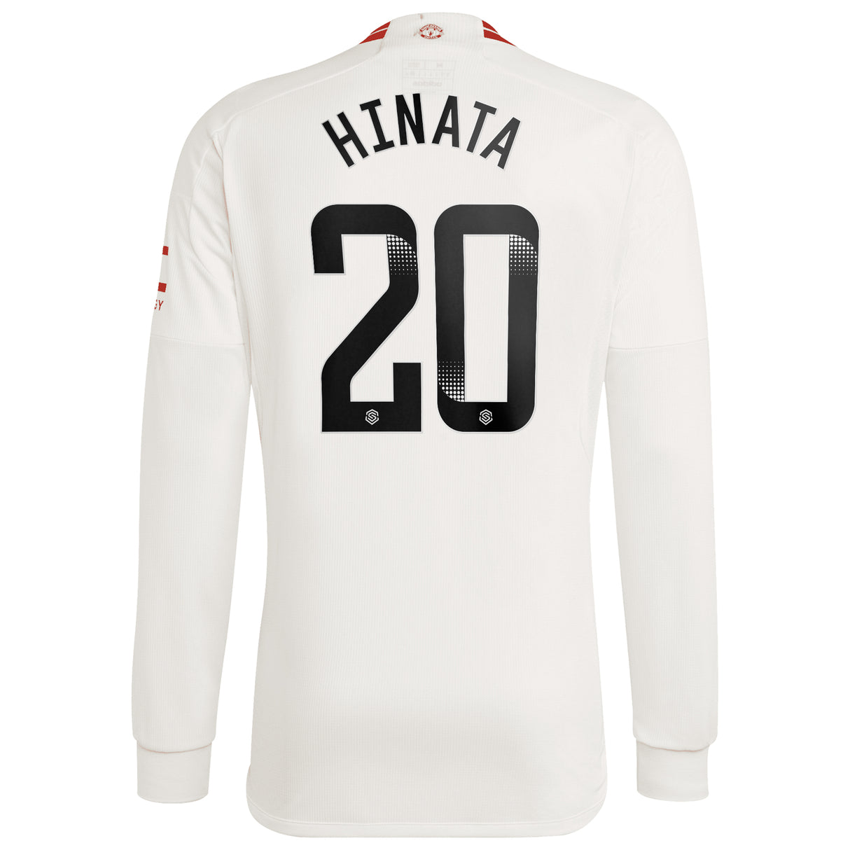 Manchester United WSL Third Shirt 2023-24 - Long sleeve with Hinata 20 printing - Kit Captain