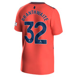 Everton Hummel Away Shirt 2023-24 - Kids with Branthwaite 32 printing - Kit Captain