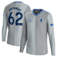 Everton Hummel Third Shirt 2023-24 - Long Sleeve - Kids with Onyango 62 printing - Kit Captain