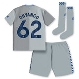 Everton Hummel Third Infant Kit 2023-24 with Onyango 62 printing - Kit Captain