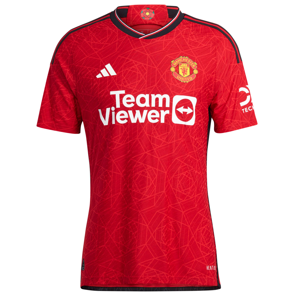 Manchester United WSL adidas Home Authentic Shirt 2023-24 - With Malard 9 Printing - Kit Captain