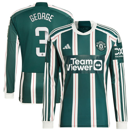 Maillot extérieur Manchester United WSL adidas 2023-24 - Manches longues - Avec flocage George 3