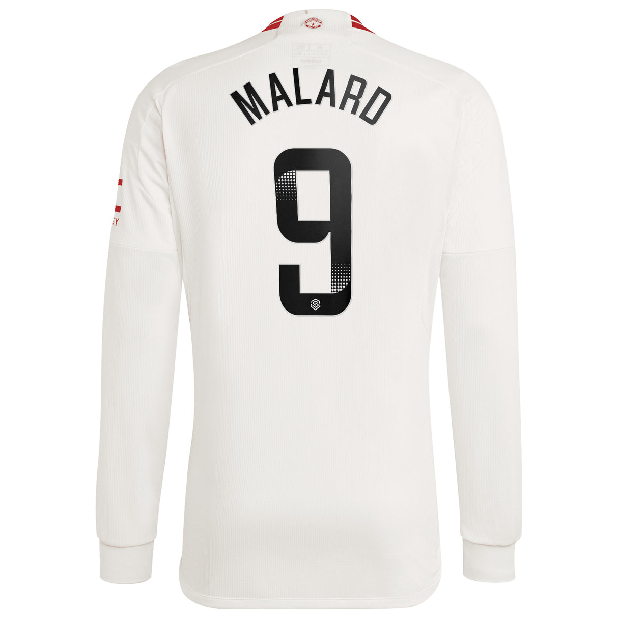 Maillot Troisième Manchester United WSL adidas 2023-24 - Manches longues - Avec flocage Malard 9