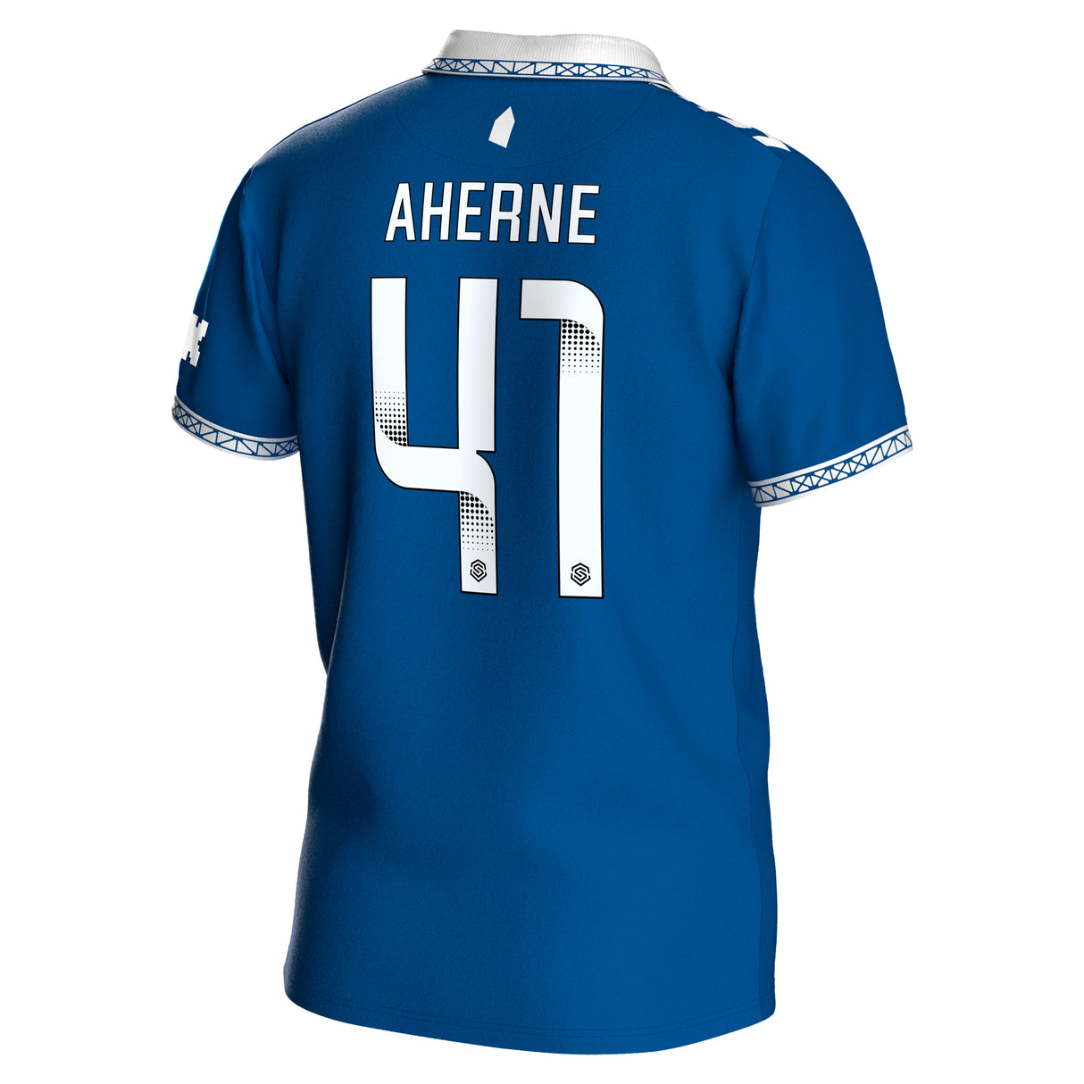 Everton WSL Hummel Home Shirt 2023-24 with Aherne 41 printing - Kit Captain